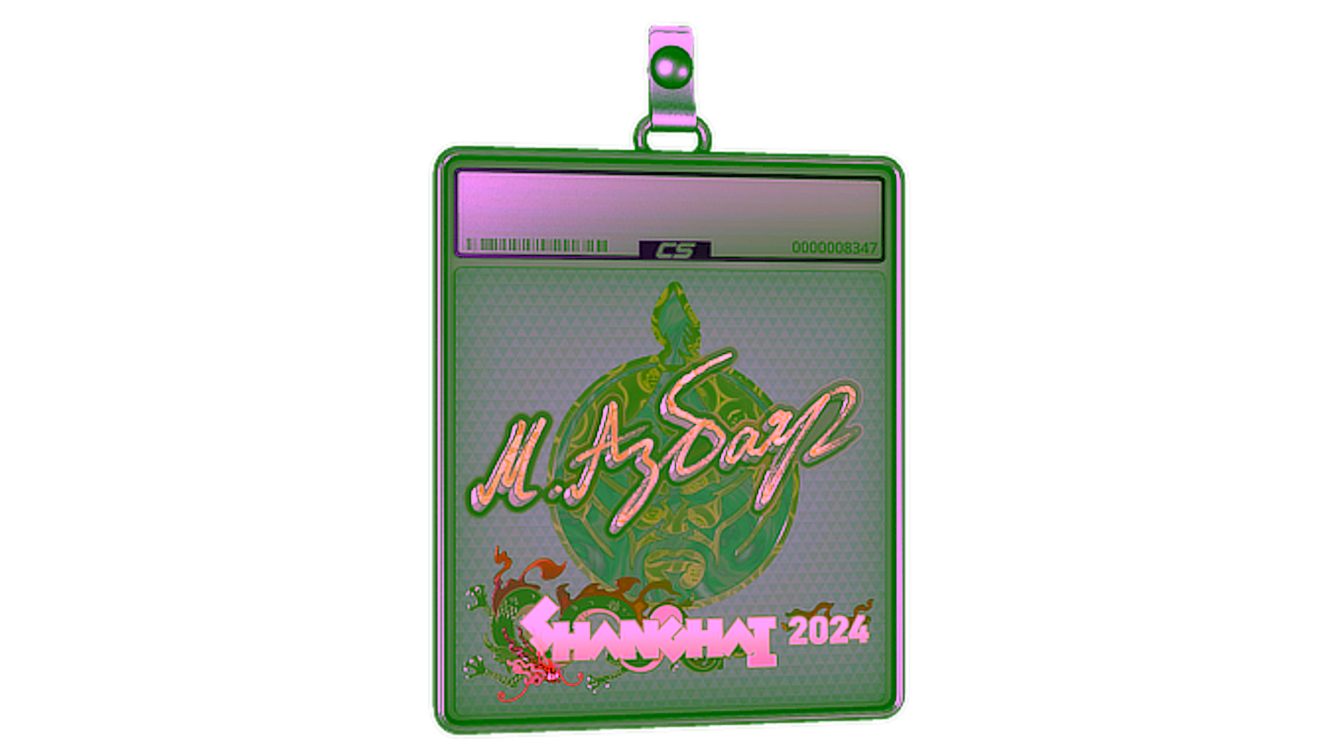Дисплей для Sticker Slab | Senzu (Holo) | Shanghai 2024