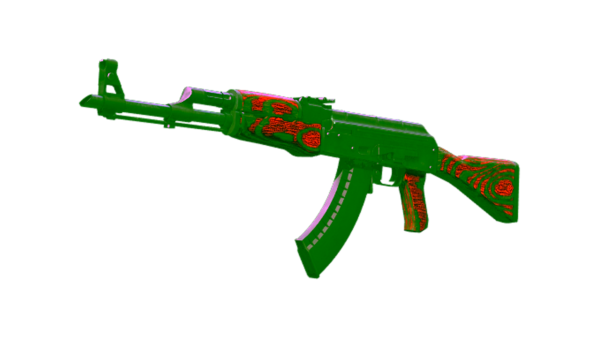 Display for AK-47 | Red Laminate (Battle-Scarred)