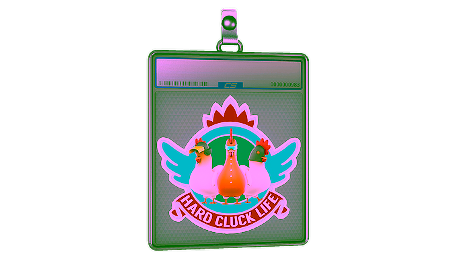 Display for Sticker Slab | Hard Cluck Life