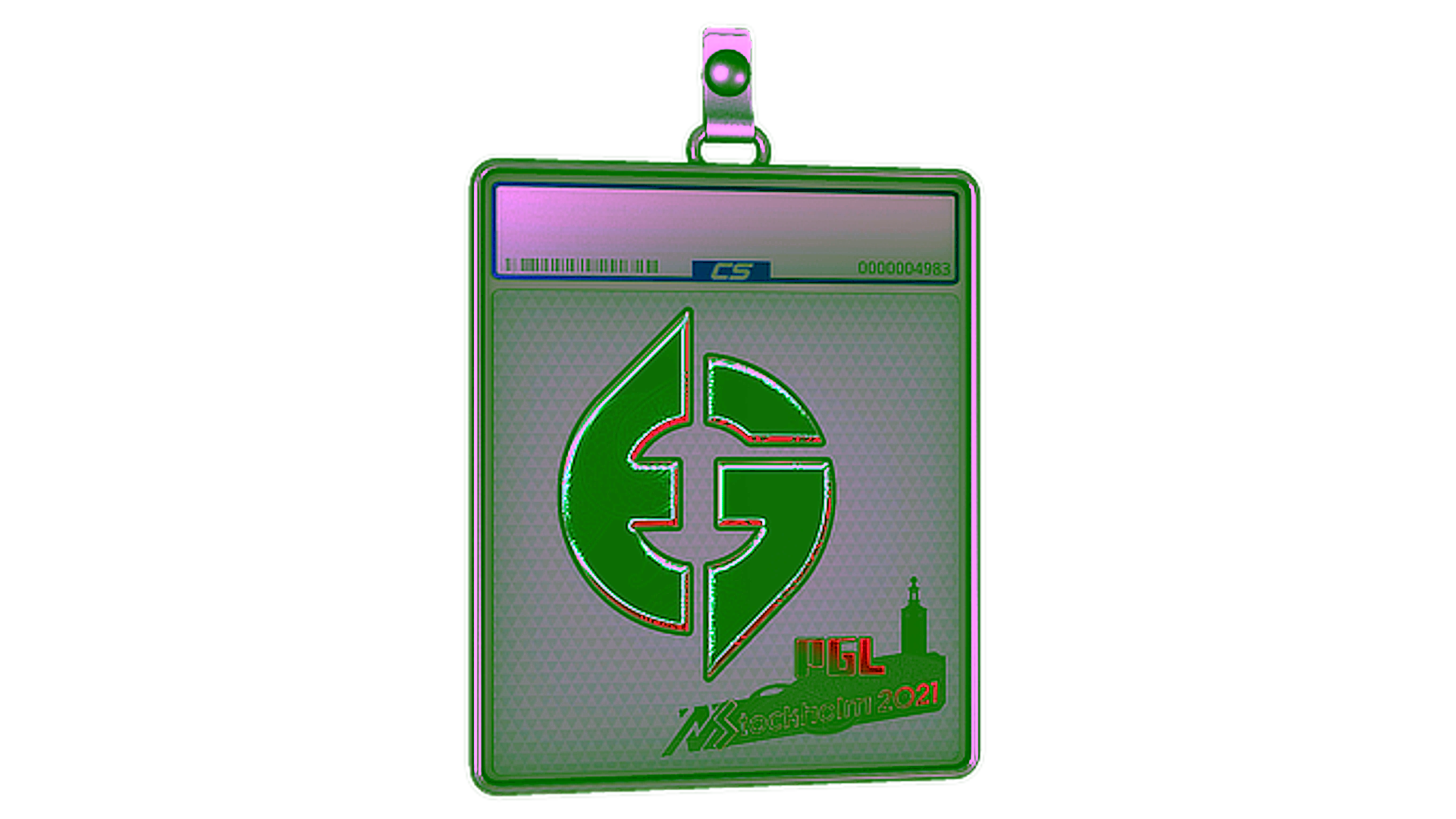 Display for Sticker Slab | Evil Geniuses (Holo) | Stockholm 2021