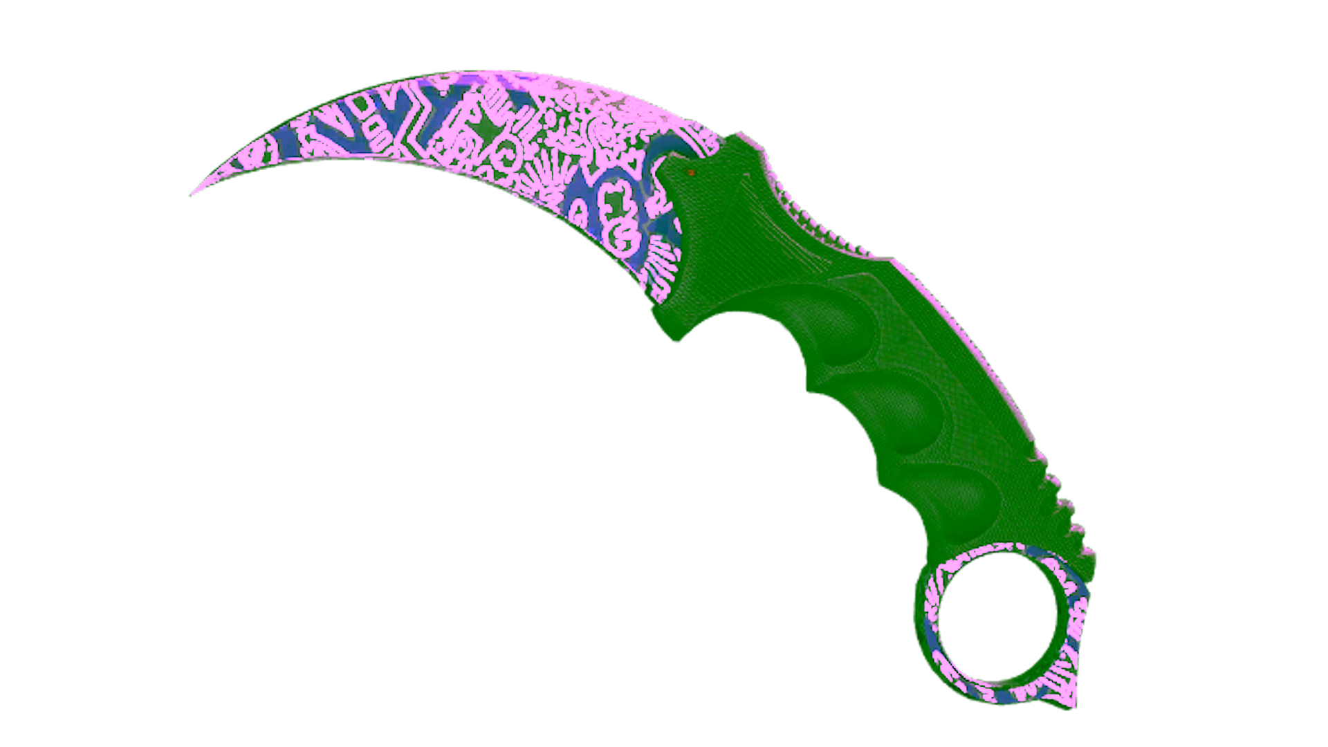 Display for ★ StatTrak™ Karambit | Freehand (Minimal Wear)