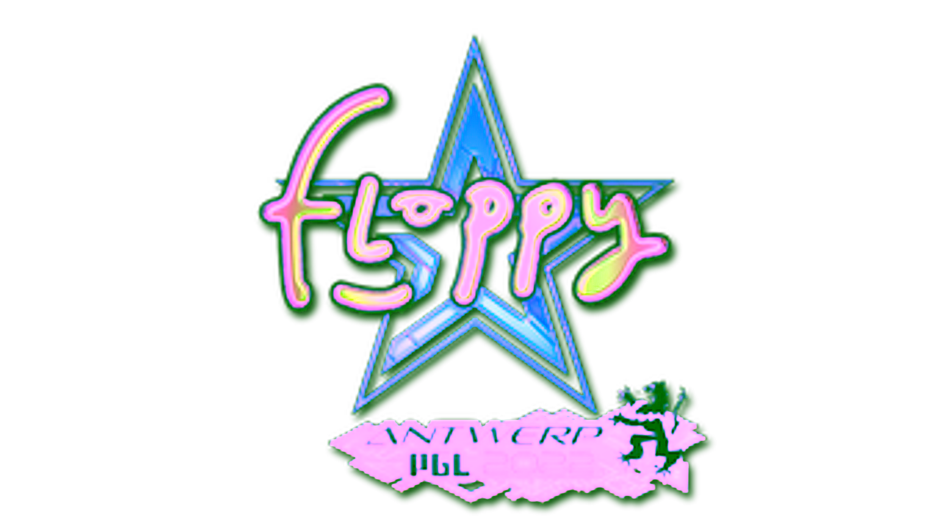 Display for Sticker | floppy (Holo) | Antwerp 2022