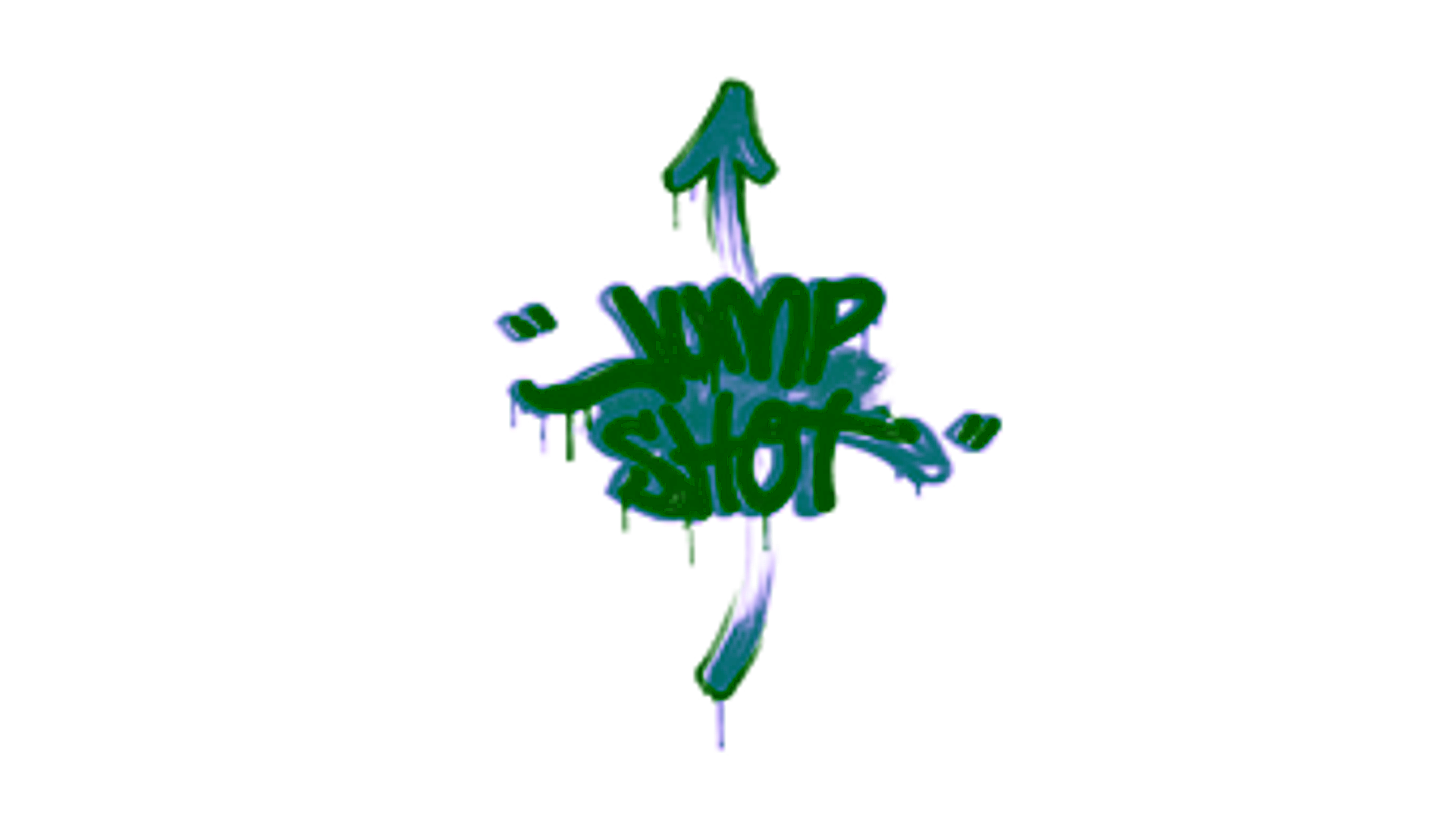 Display for Sealed Graffiti | Jump Shot (SWAT Blue)