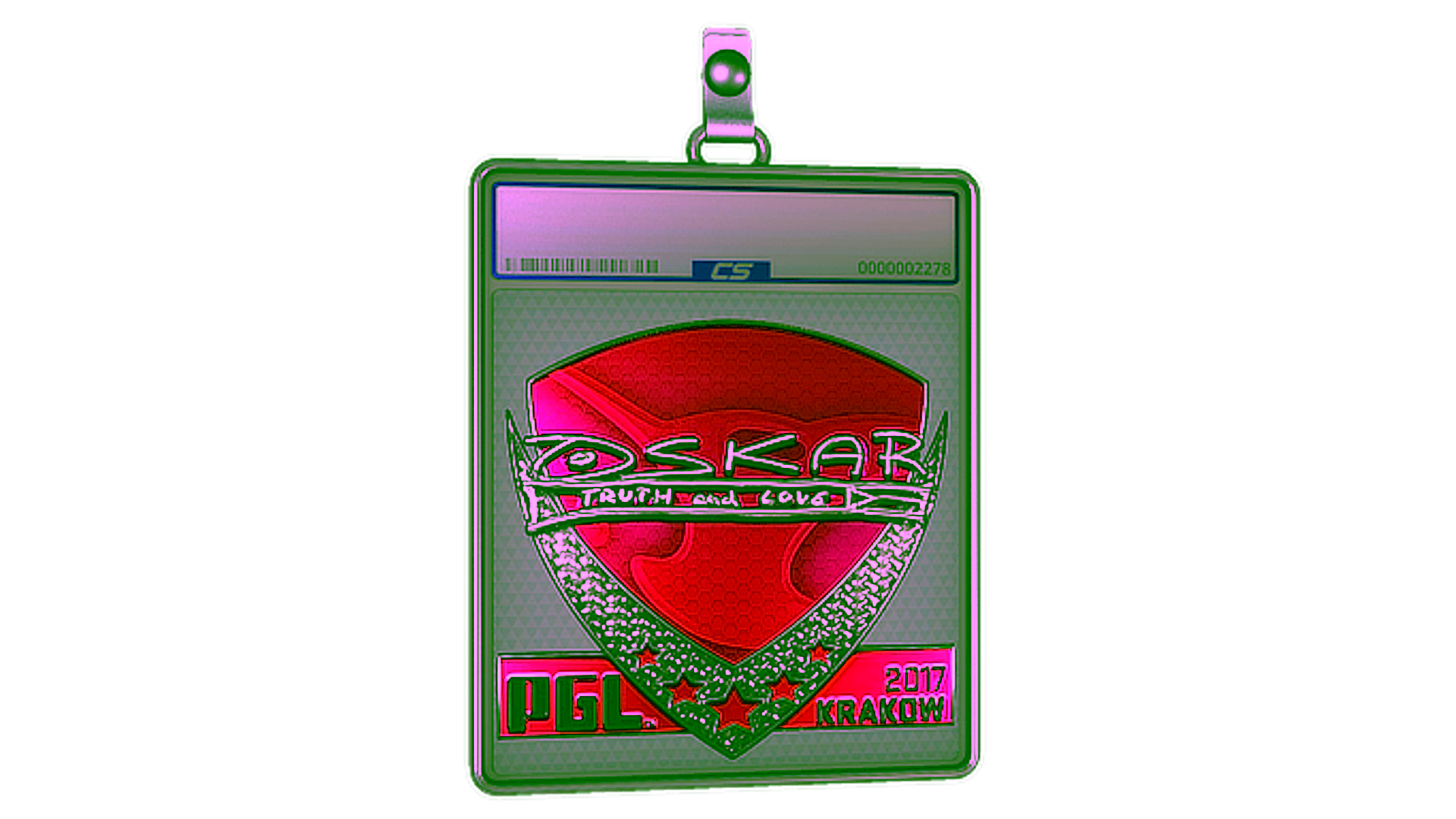 عرض لـ Sticker Slab | oskar (Foil) | Krakow 2017