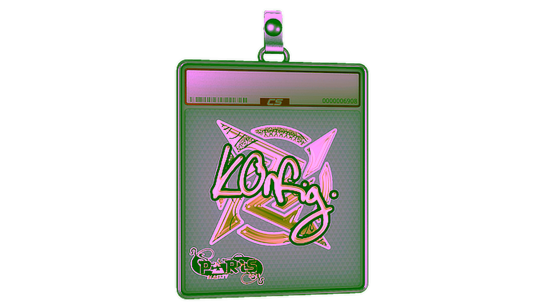 Display for Sticker Slab | k0nfig (Gold) | Paris 2023