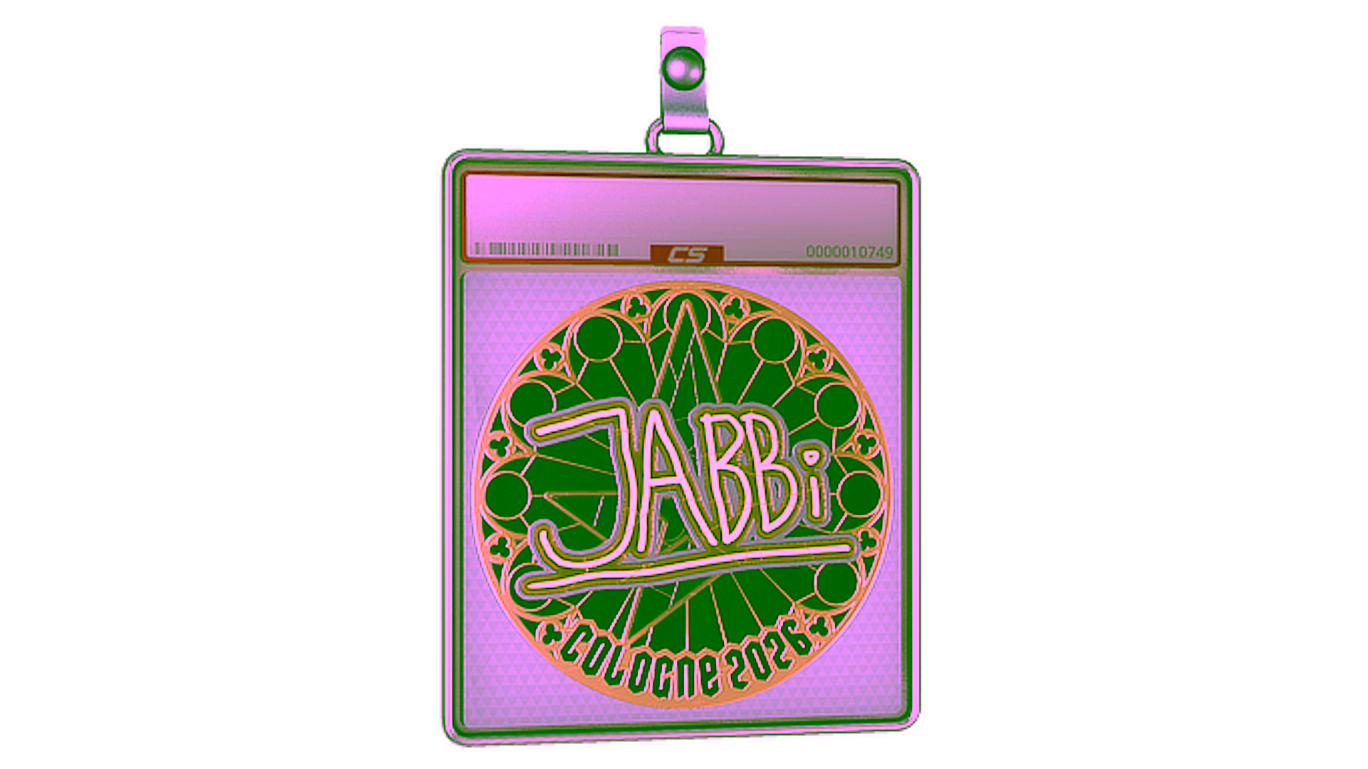 Display for Sticker Slab | jabbi (Gold) | Cologne 2026