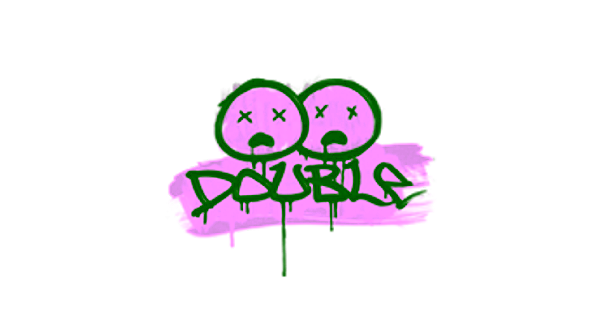 Display for Sealed Graffiti | Double (Shark White)