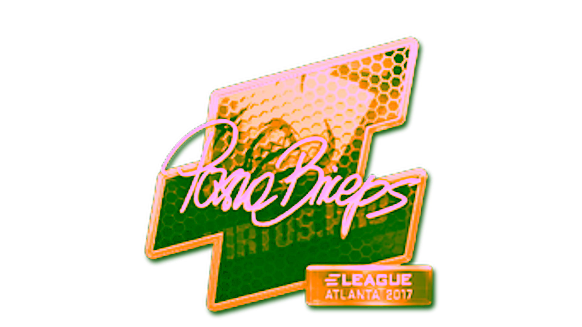 Display for Sticker | pashaBiceps (Gold) | Atlanta 2017