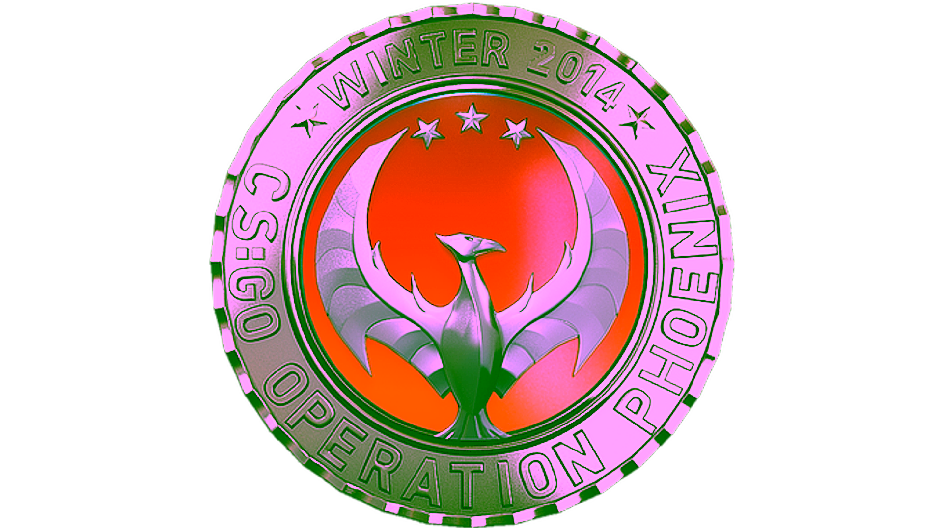 Display for Silver Operation Phoenix Coin
