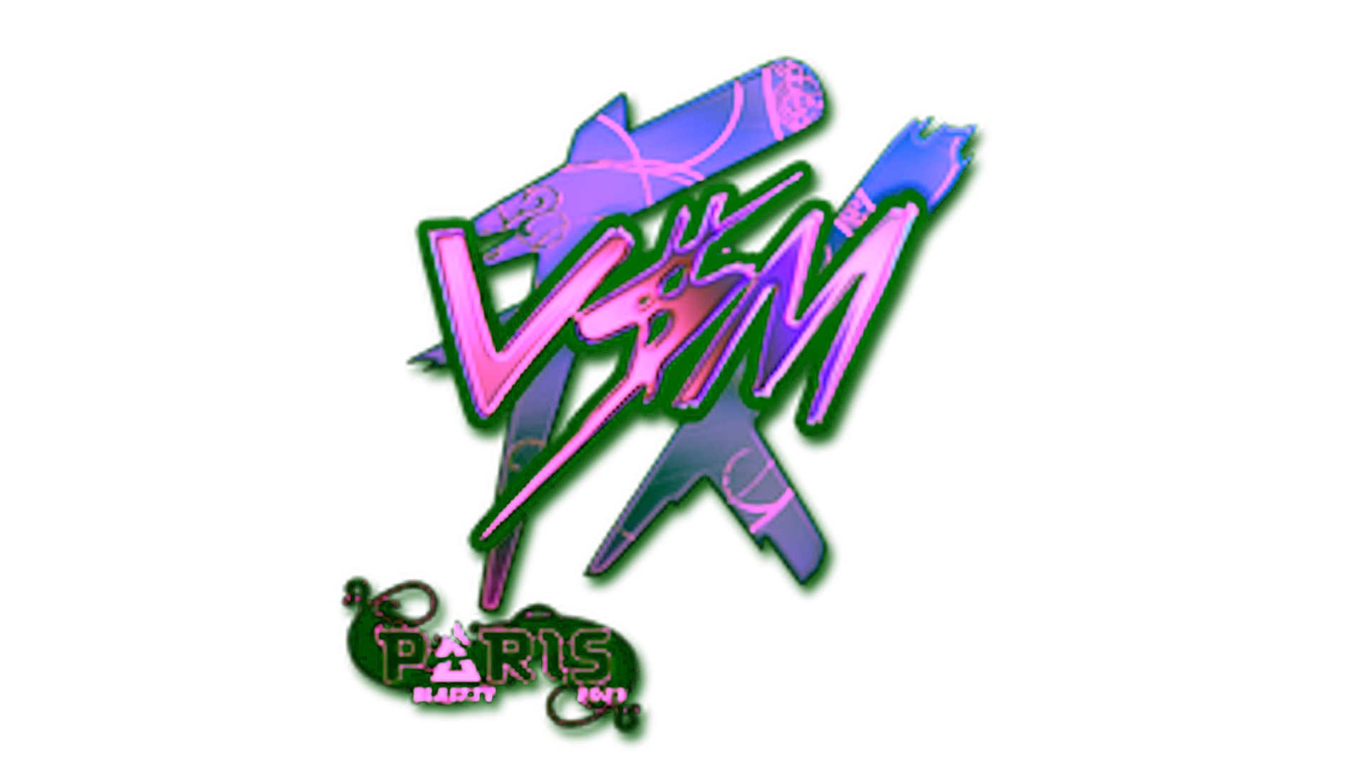 Mostrar para Sticker | v$m (Holo) | Paris 2023