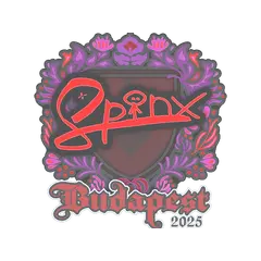 Sticker Spinx Budapest 2025