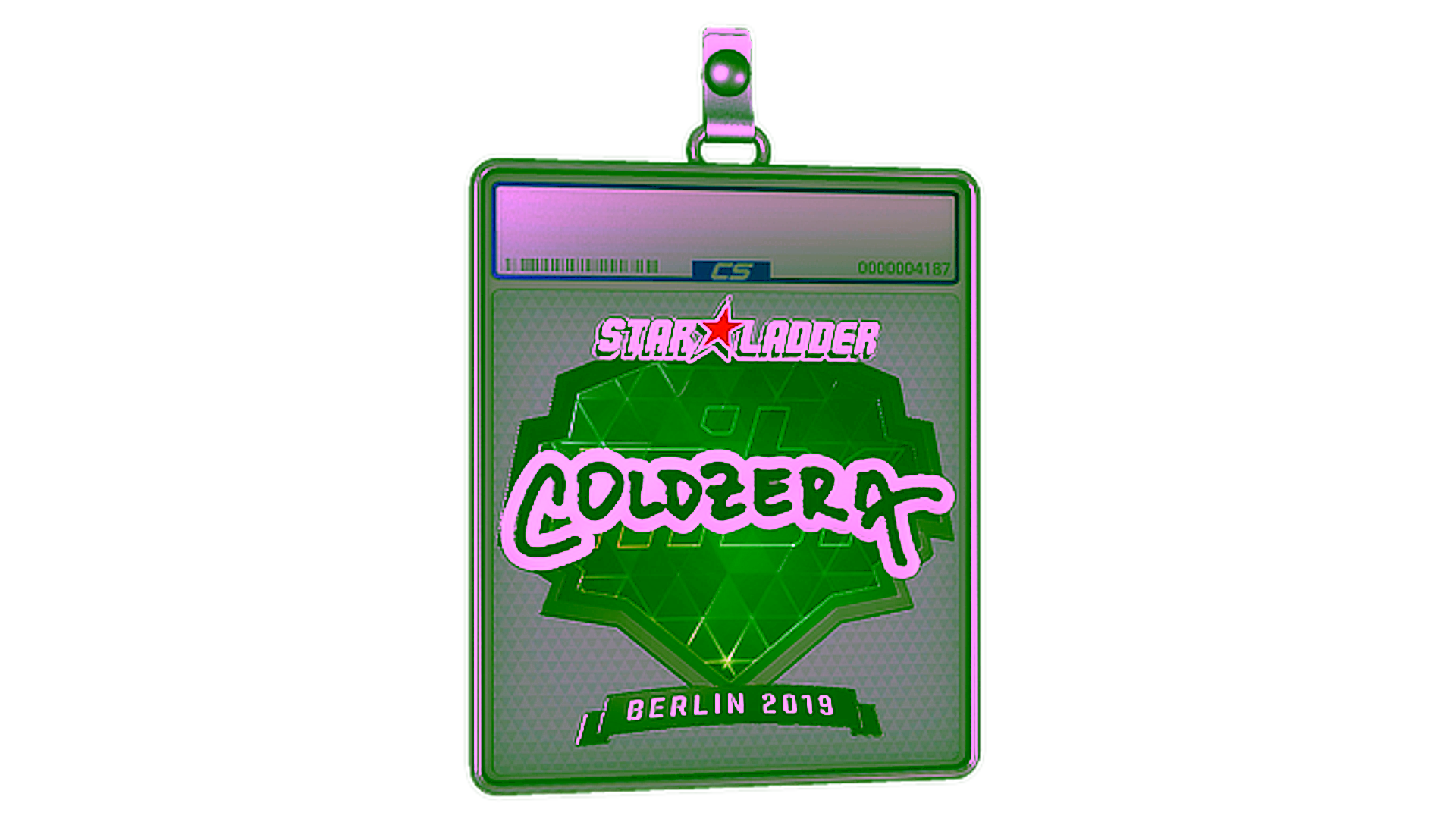 Affichage pour Sticker Slab | coldzera (Foil) | Berlin 2019