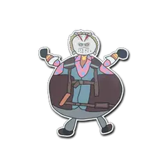 Sticker Poorly Drawn Bloody Darryl