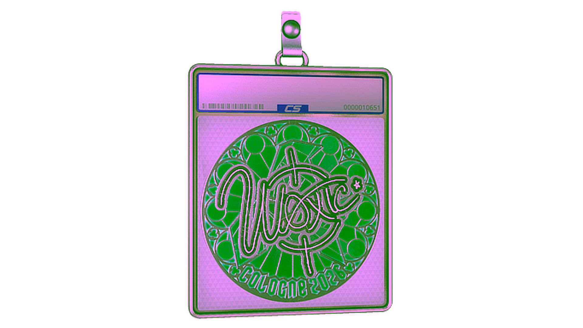 Display for Sticker Slab | woxic (Foil) | Cologne 2026