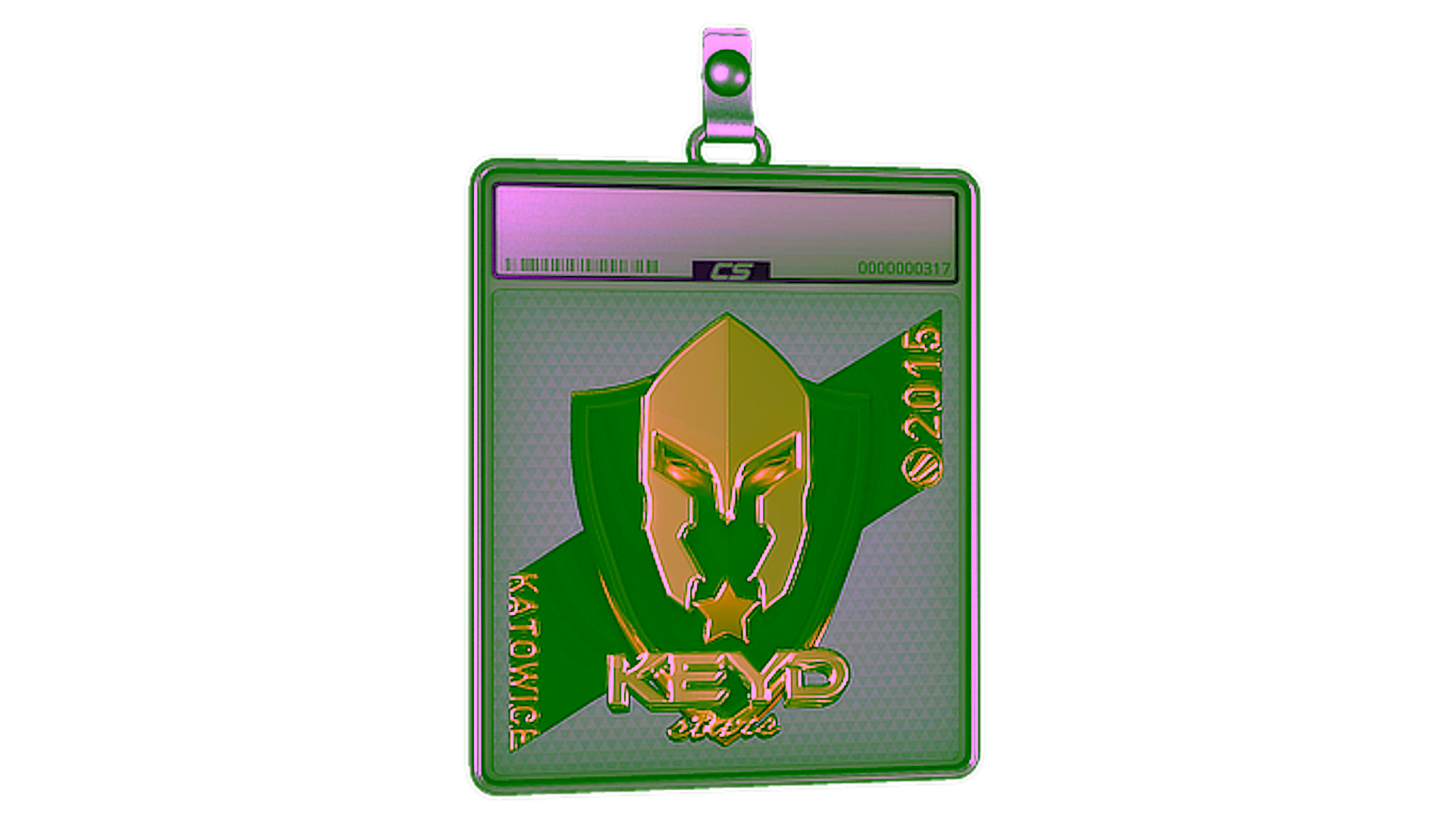 Affichage pour Sticker Slab | Keyd Stars (Gold) | Katowice 2015