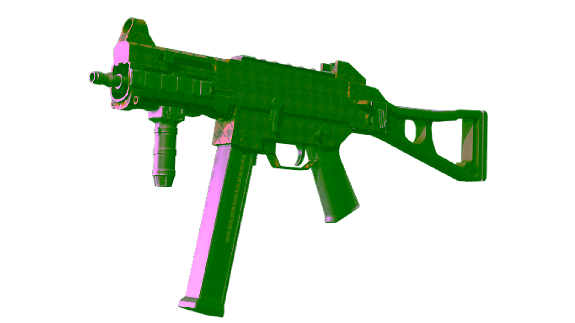 Display for Souvenir UMP-45 | Houndstooth (Minimal Wear)