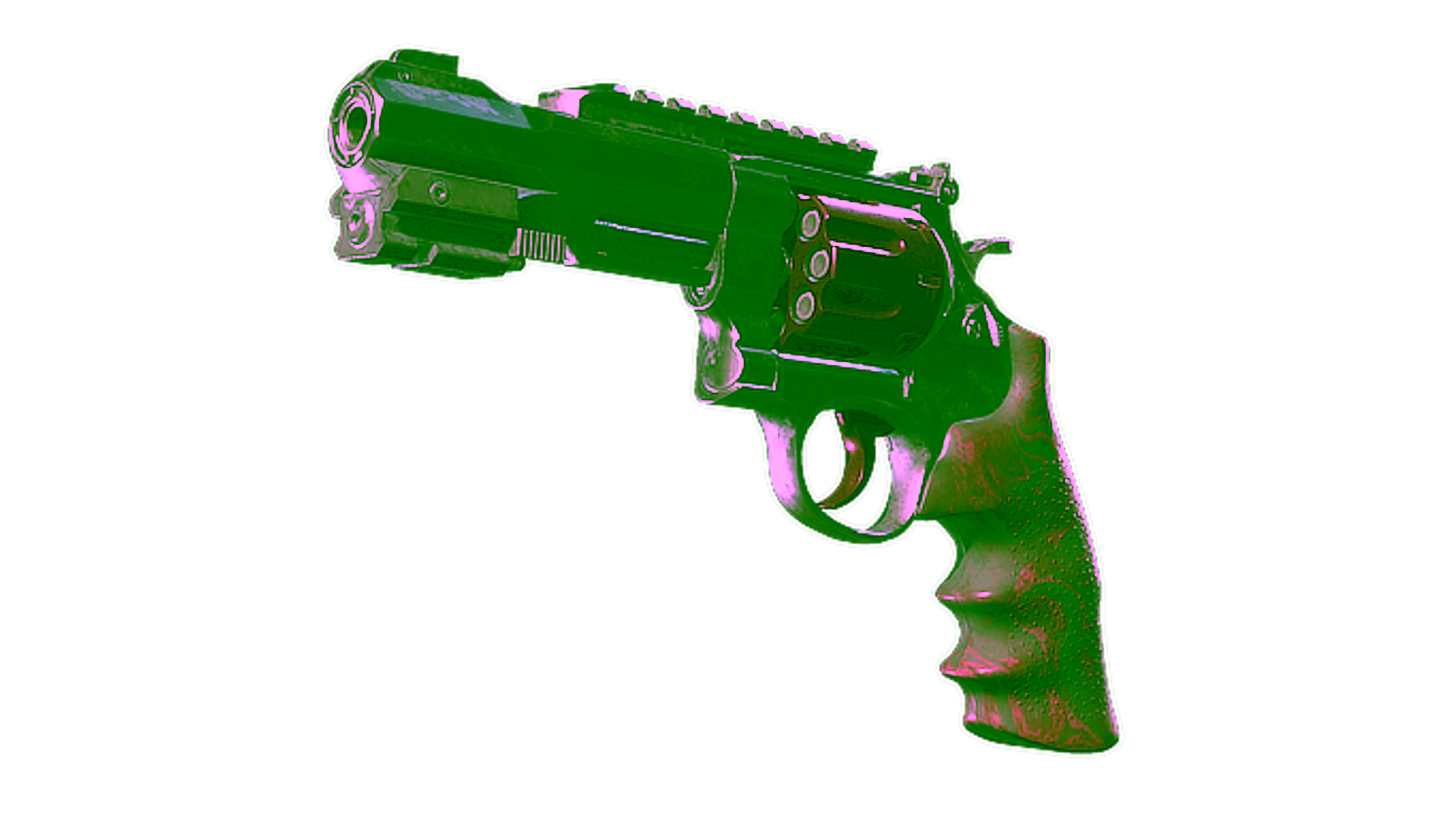 Display for R8 Revolver | Mauve Aside (Battle-Scarred)