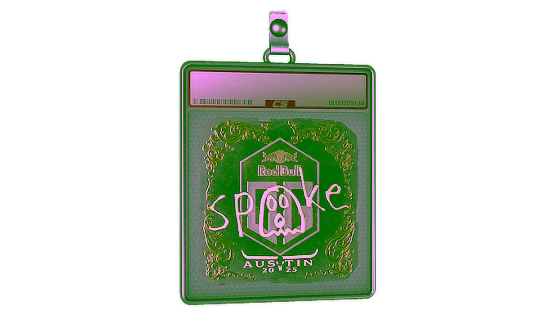 Display for Sticker Slab | spooke (Gold) | Austin 2025