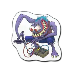 Sticker Purple Bombster