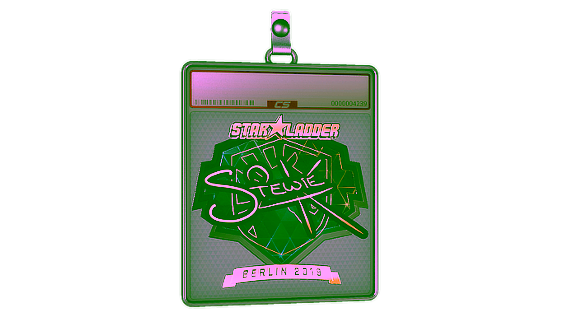 Display for Sticker Slab | Stewie2K (Gold) | Berlin 2019