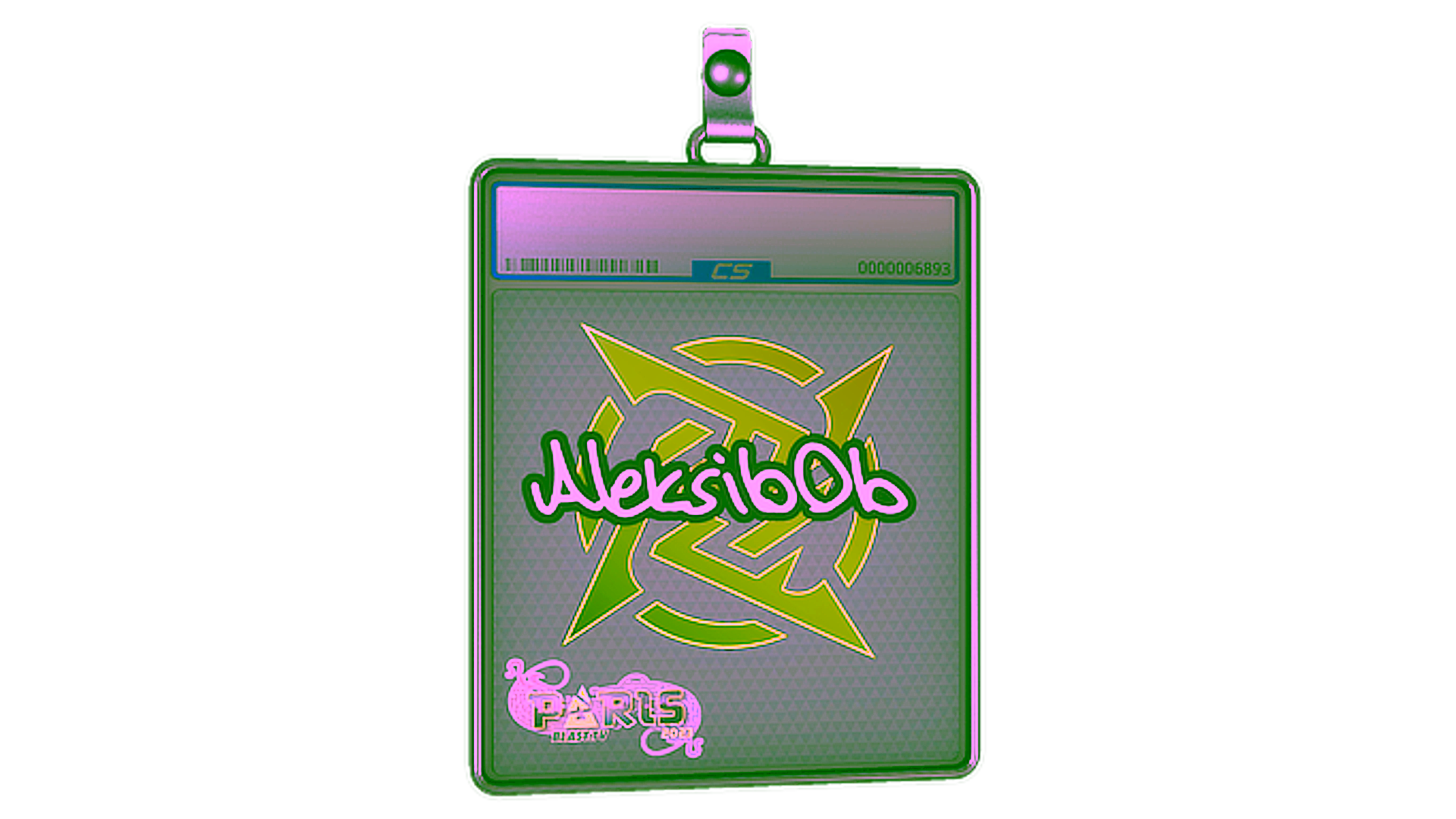 Exibição para Sticker Slab | Aleksib | Paris 2023