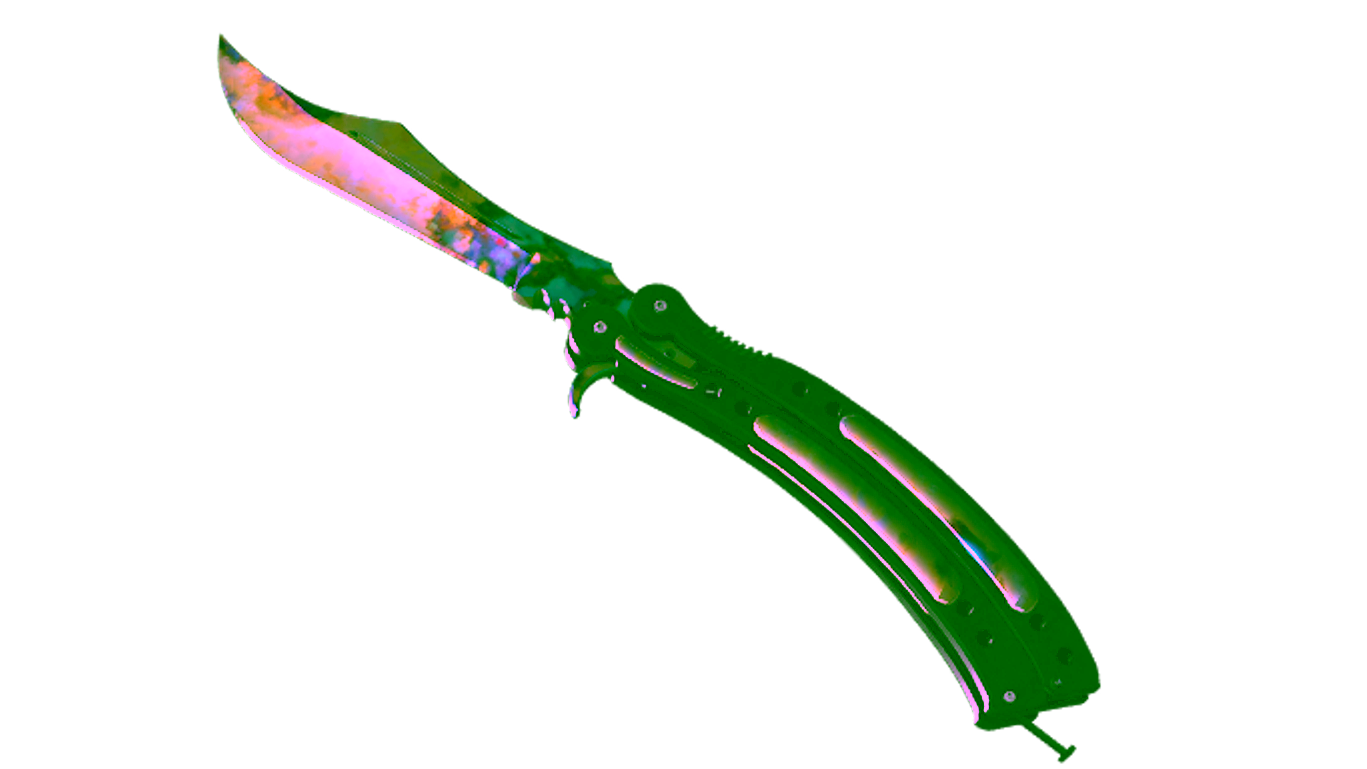 Display for ★ Butterfly Knife | Case Hardened (Minimal Wear)