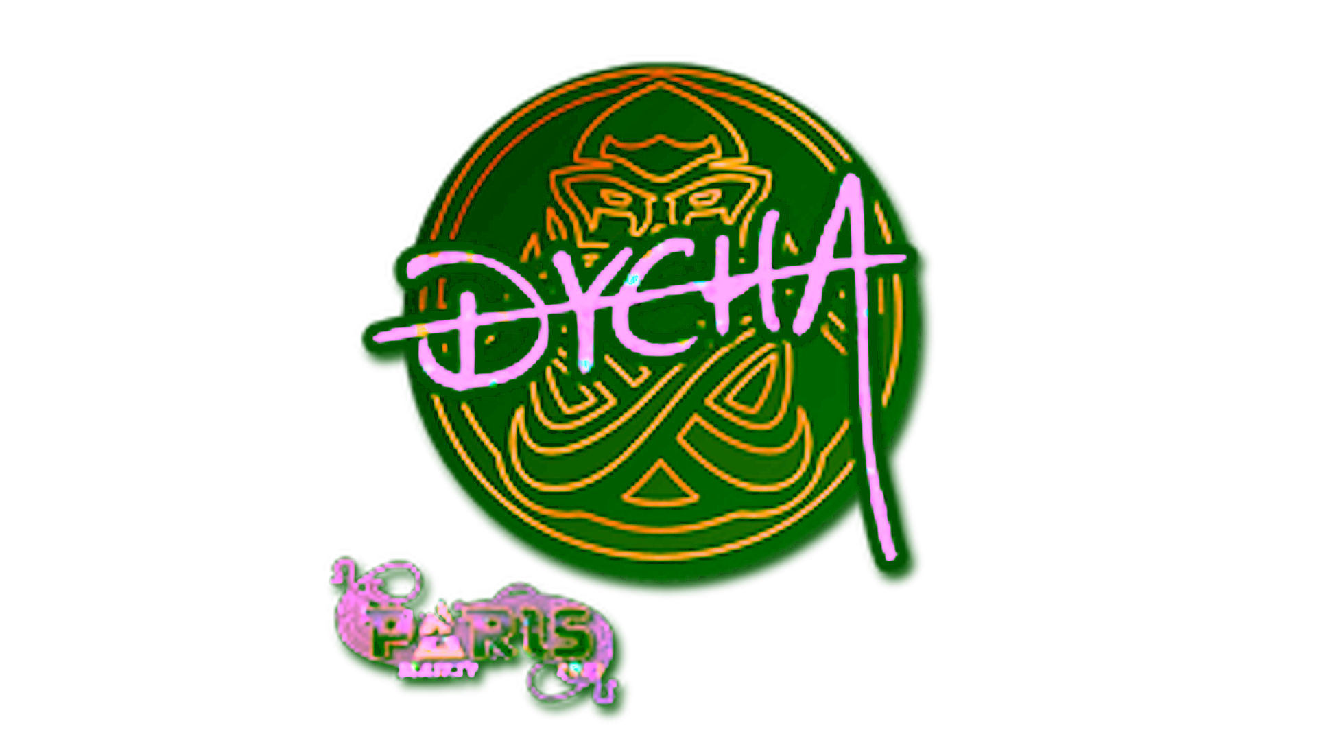 Anzeige für Sticker | Dycha (Glitter) | Paris 2023