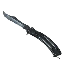 Butterfly Knife Stained