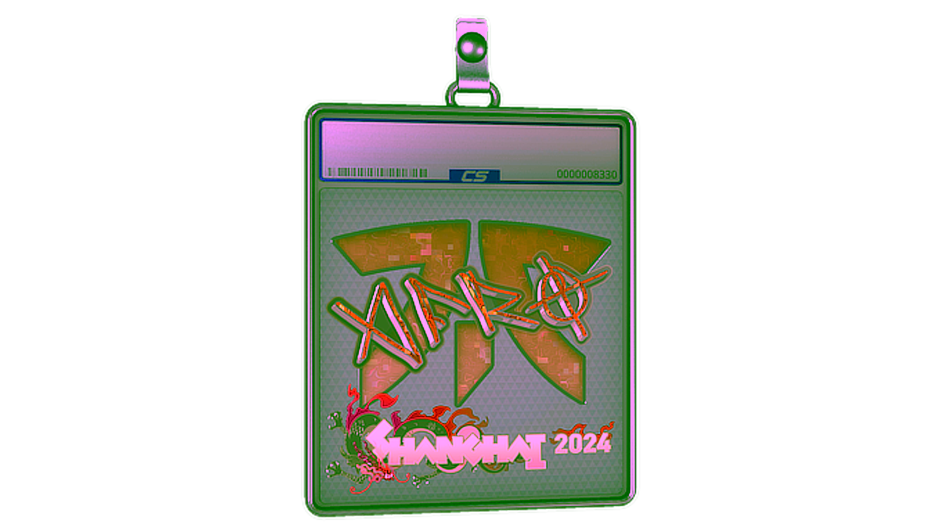 Display for Sticker Slab | afro (Glitter) | Shanghai 2024