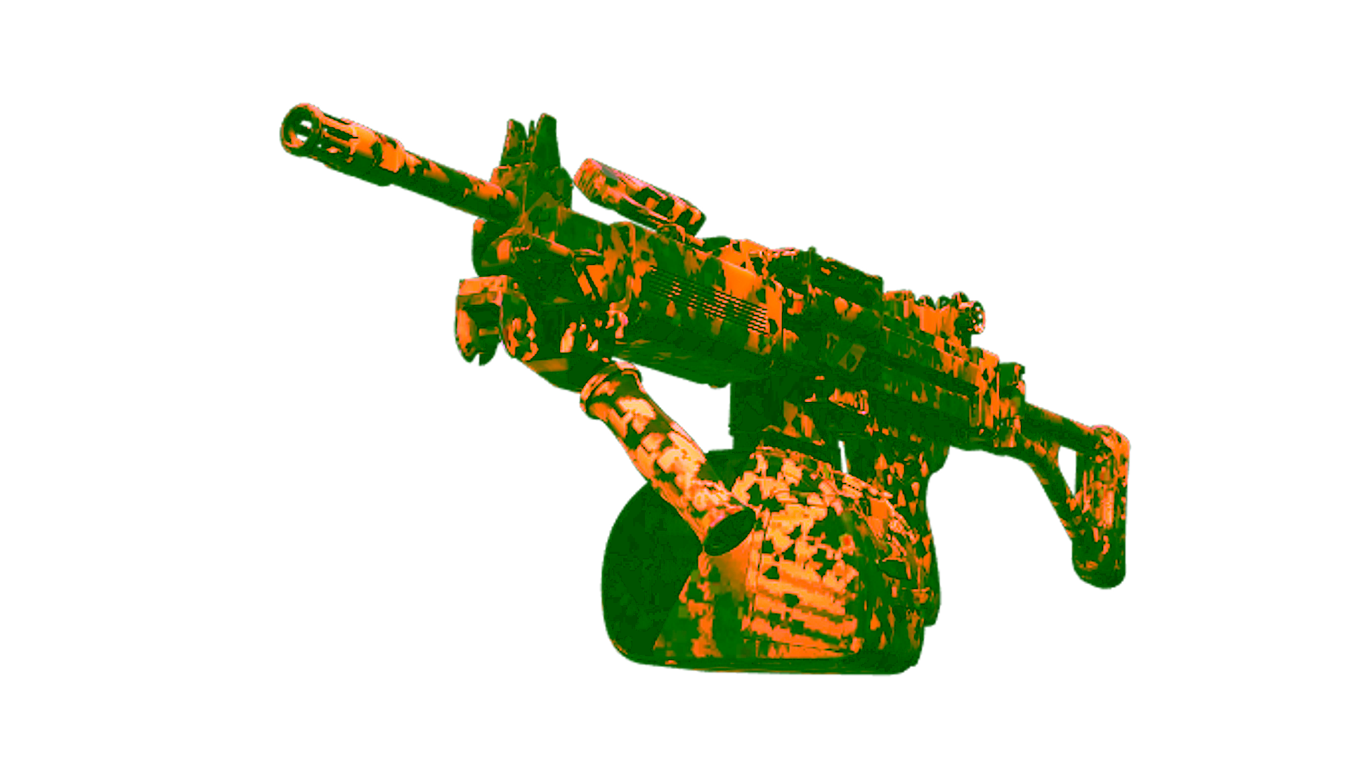 Display for Negev | Nuclear Waste (Factory New)