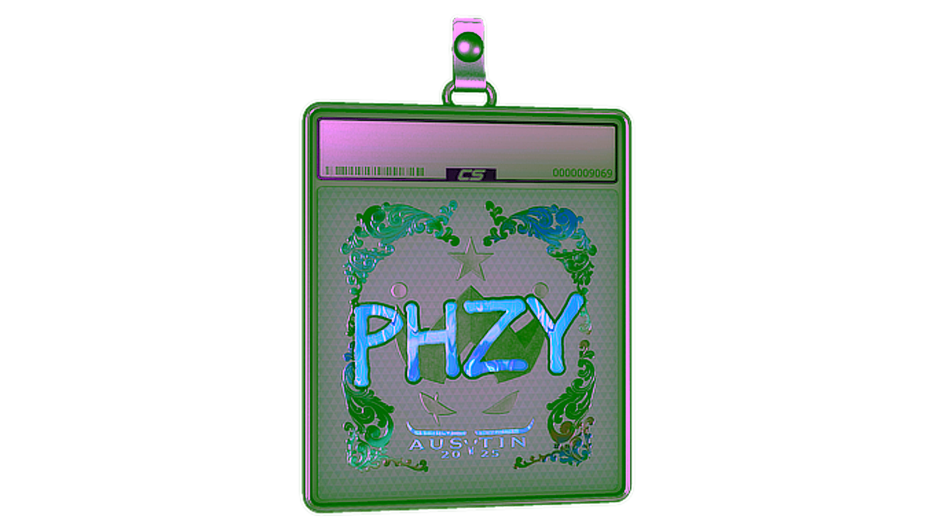 Rodyti Sticker Slab | phzy (Holo) | Austin 2025