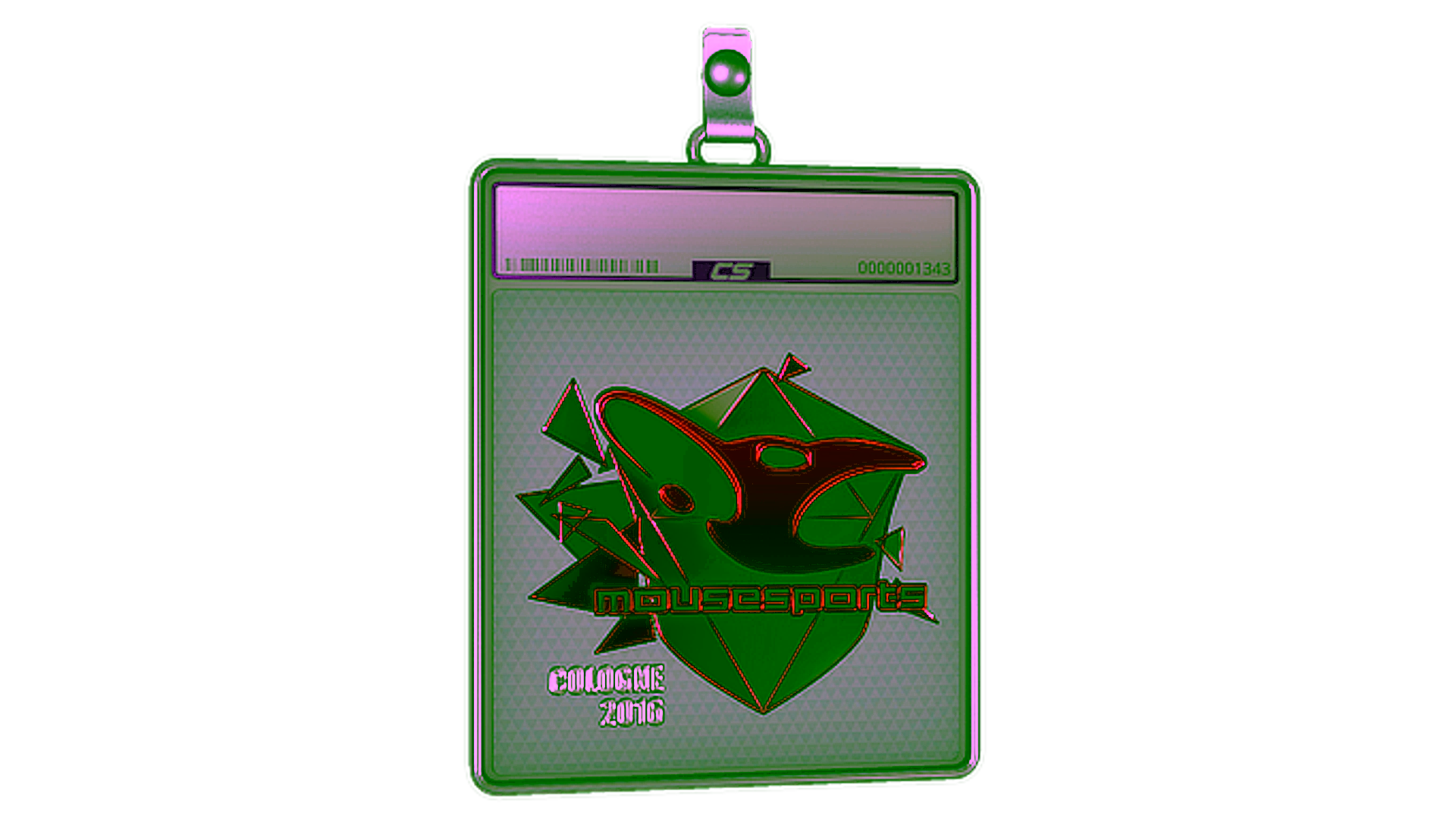 Display for Sticker Slab | mousesports (Foil) | Cologne 2016