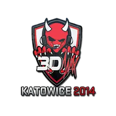 Sticker 3DMAX Katowice 2014