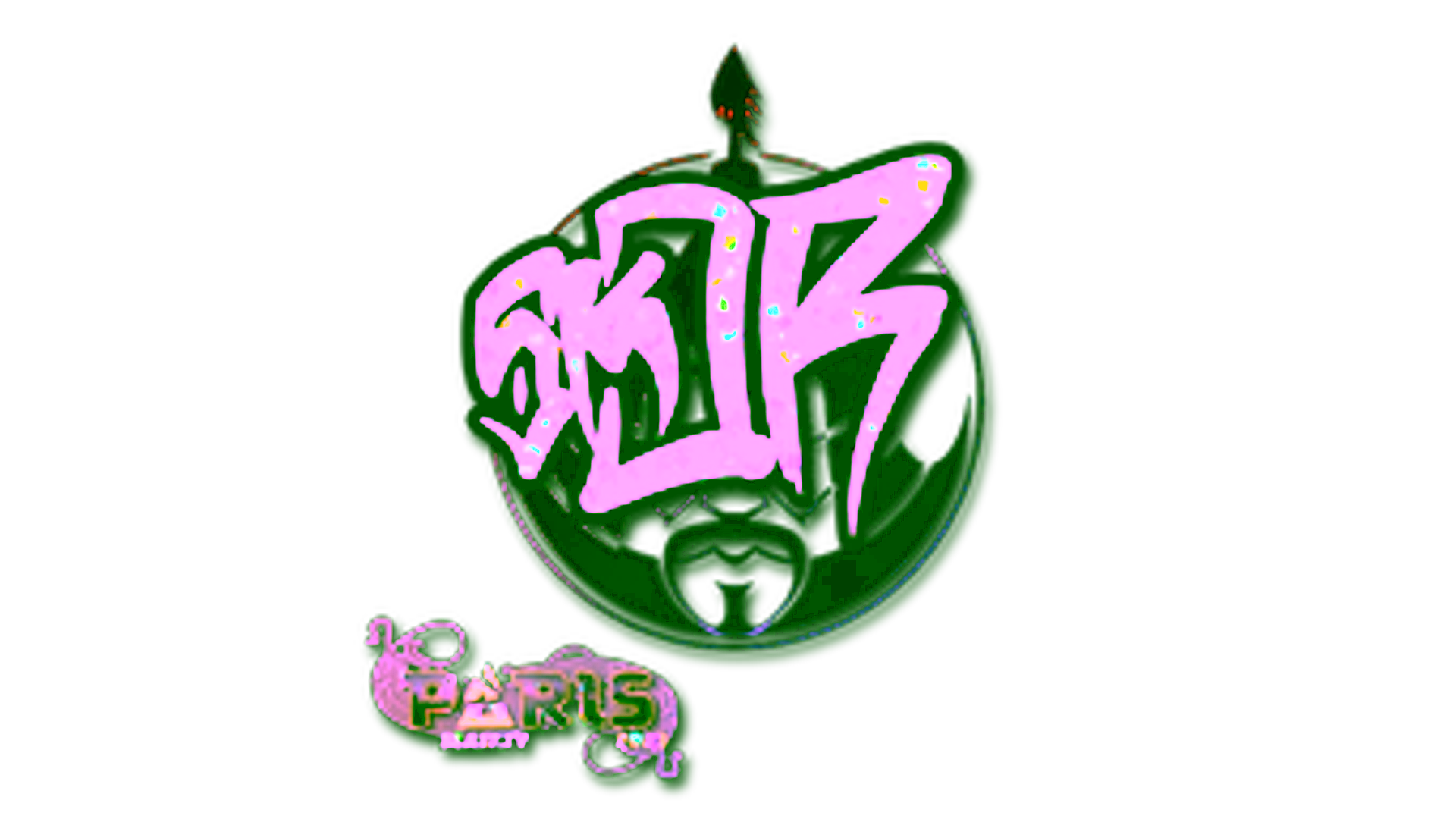 Display for Sticker | sk0R (Glitter) | Paris 2023