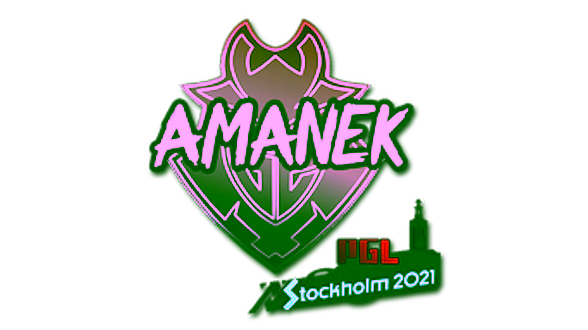 Display for Sticker | AMANEK | Stockholm 2021