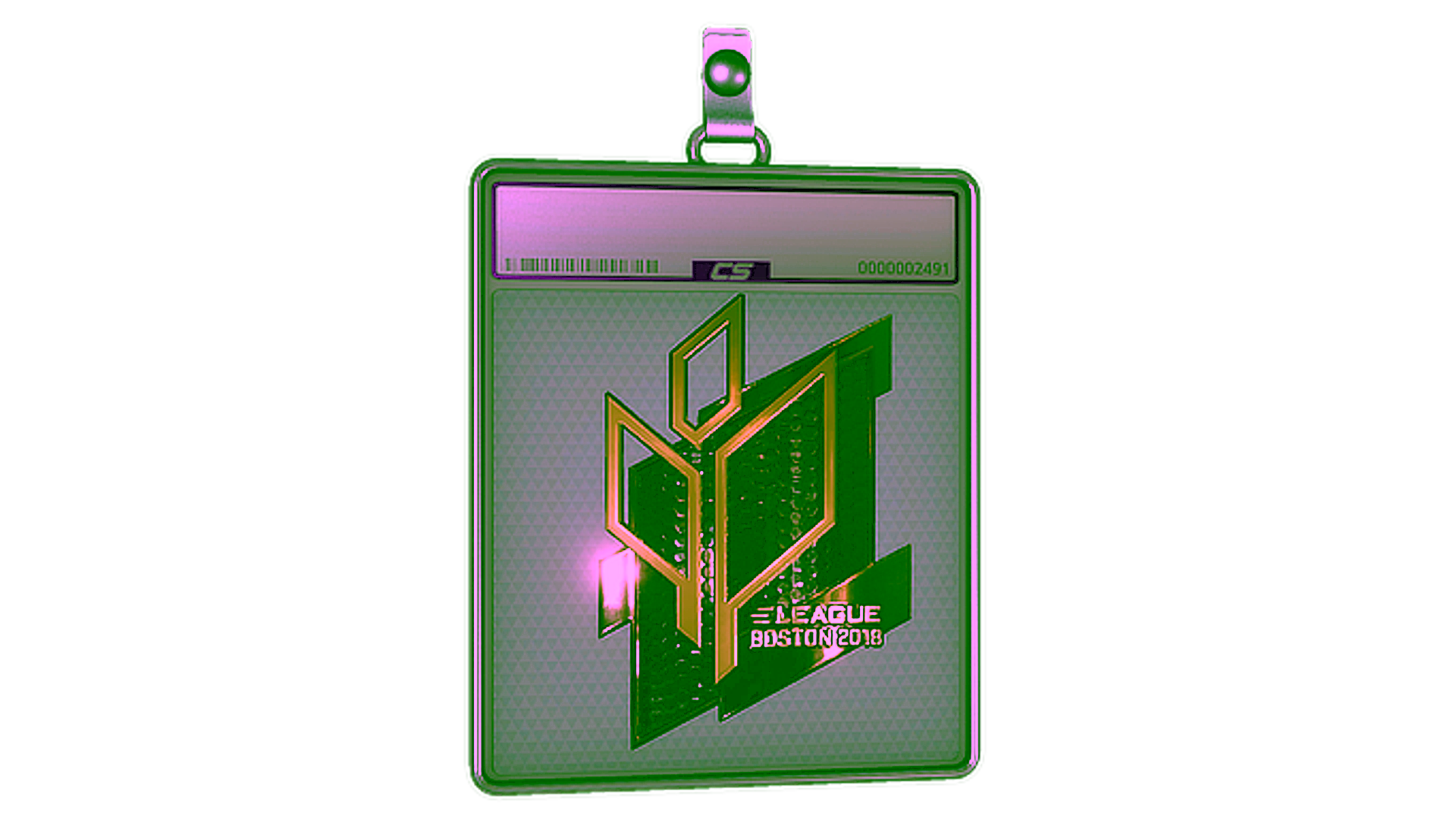 Display for Sticker Slab | Sprout Esports (Gold) | Boston 2018