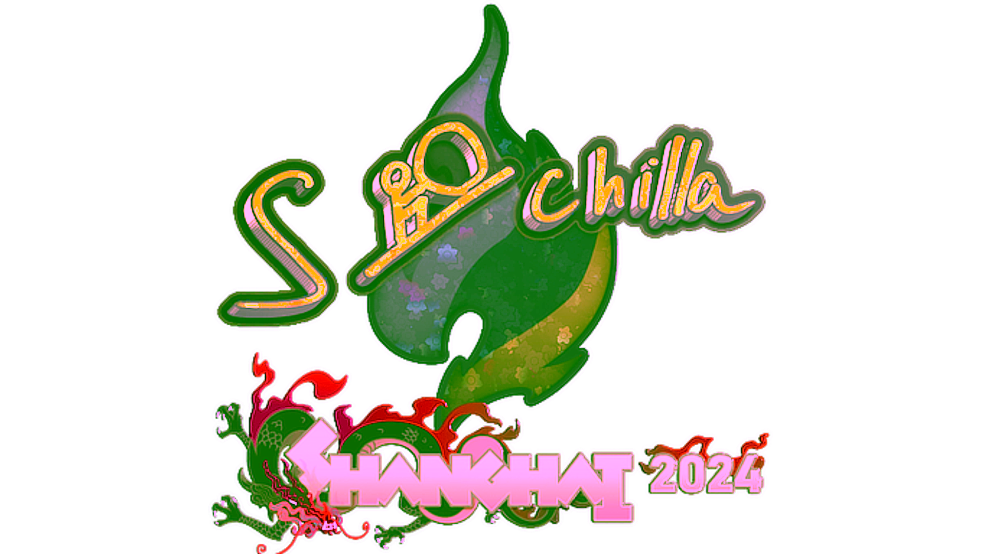 Display for Sticker | s-chilla (Glitter) | Shanghai 2024