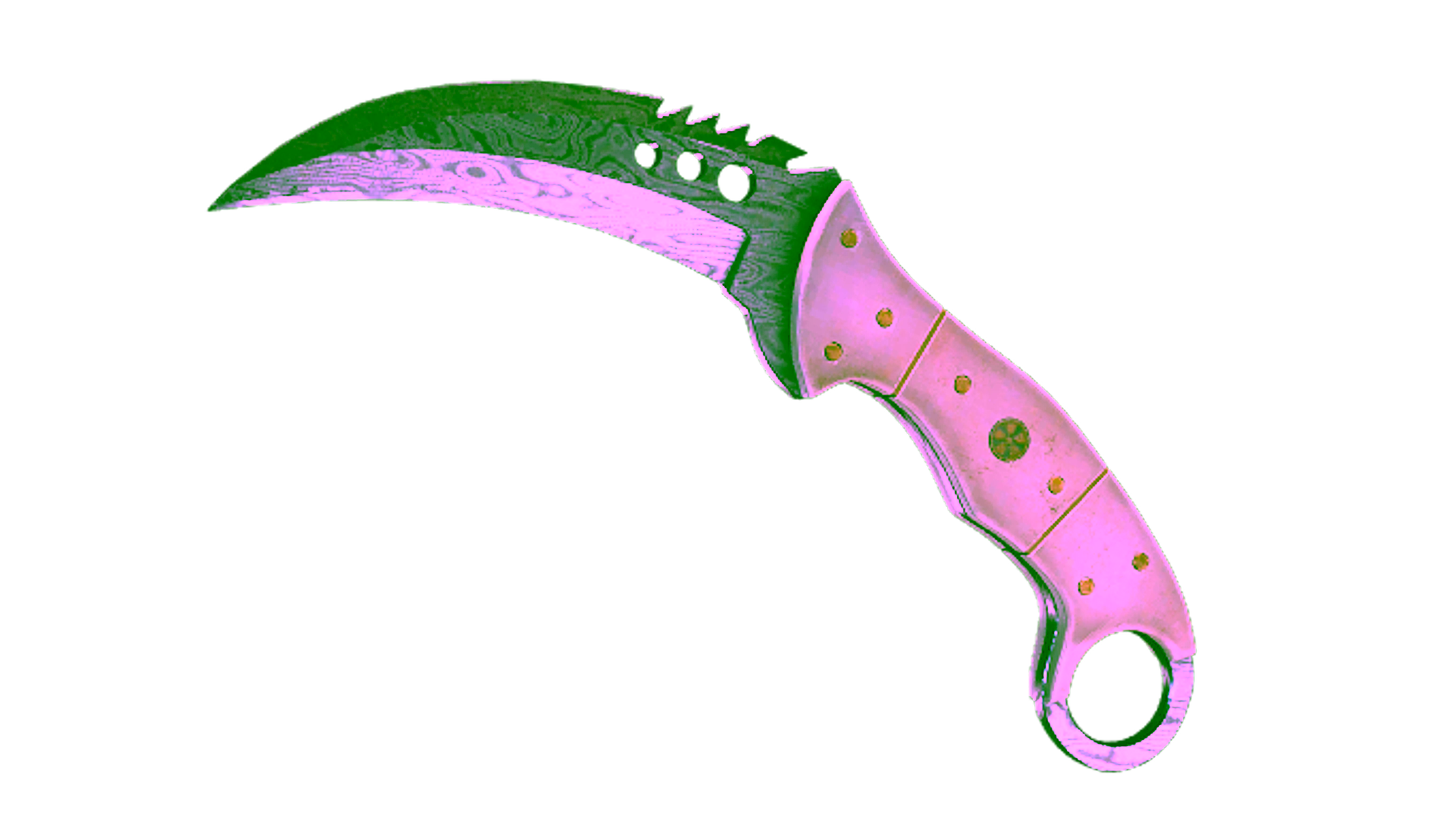 Display for ★ StatTrak™ Talon Knife | Damascus Steel (Field-Tested)