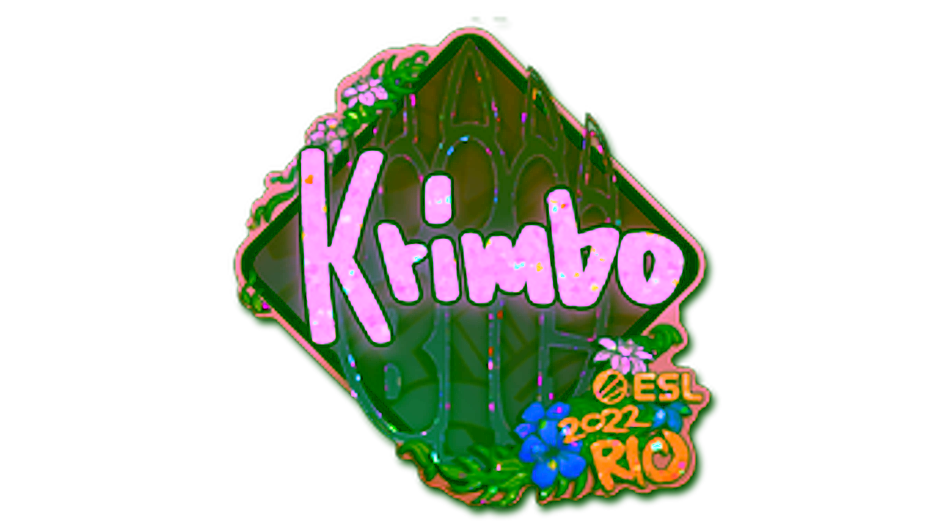 Display for Sticker | Krimbo (Glitter) | Rio 2022