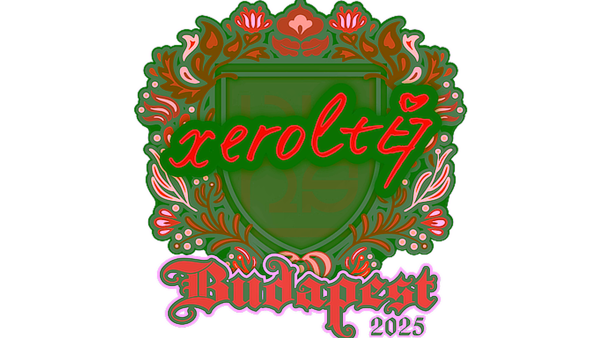 Display for Sticker | xerolte | Budapest 2025