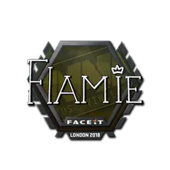 Sticker flamie London 2018
