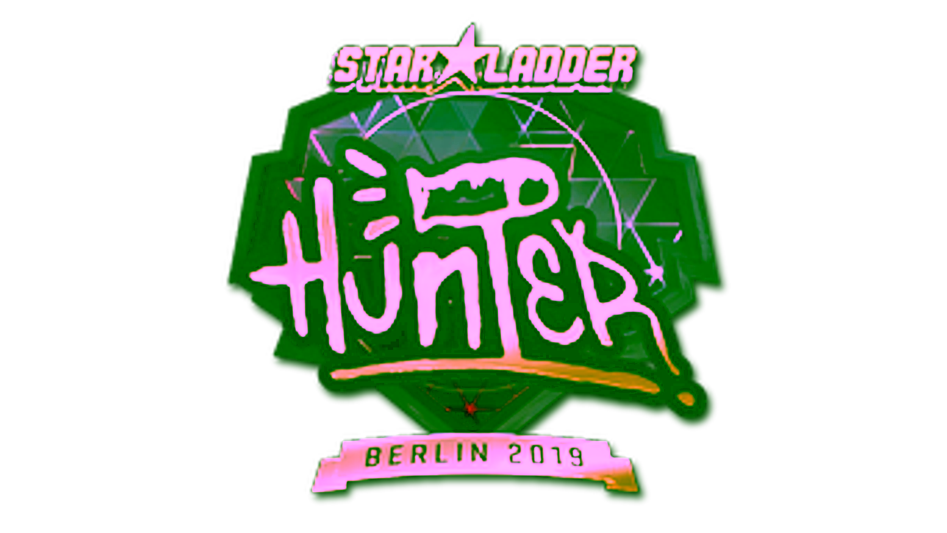 Affichage pour Sticker | huNter- (Gold) | Berlin 2019