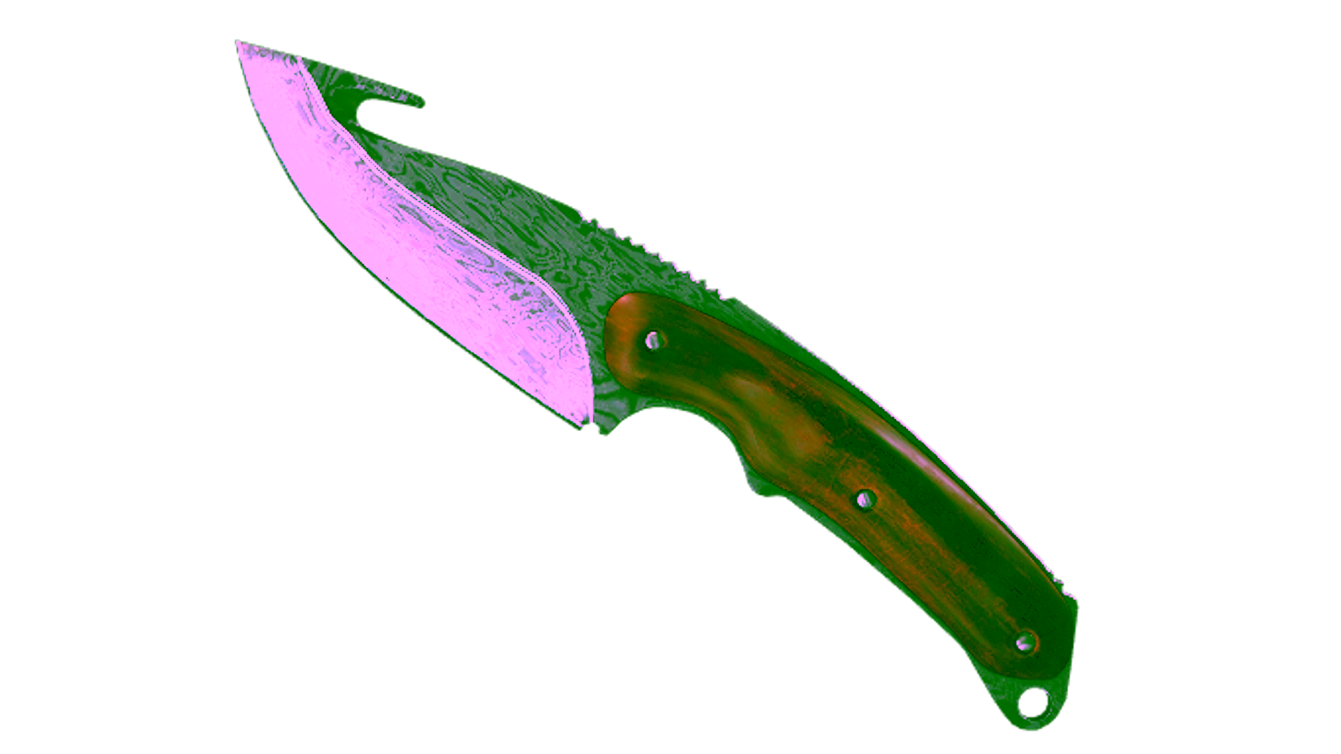 Display for ★ StatTrak™ Gut Knife | Damascus Steel (Factory New)
