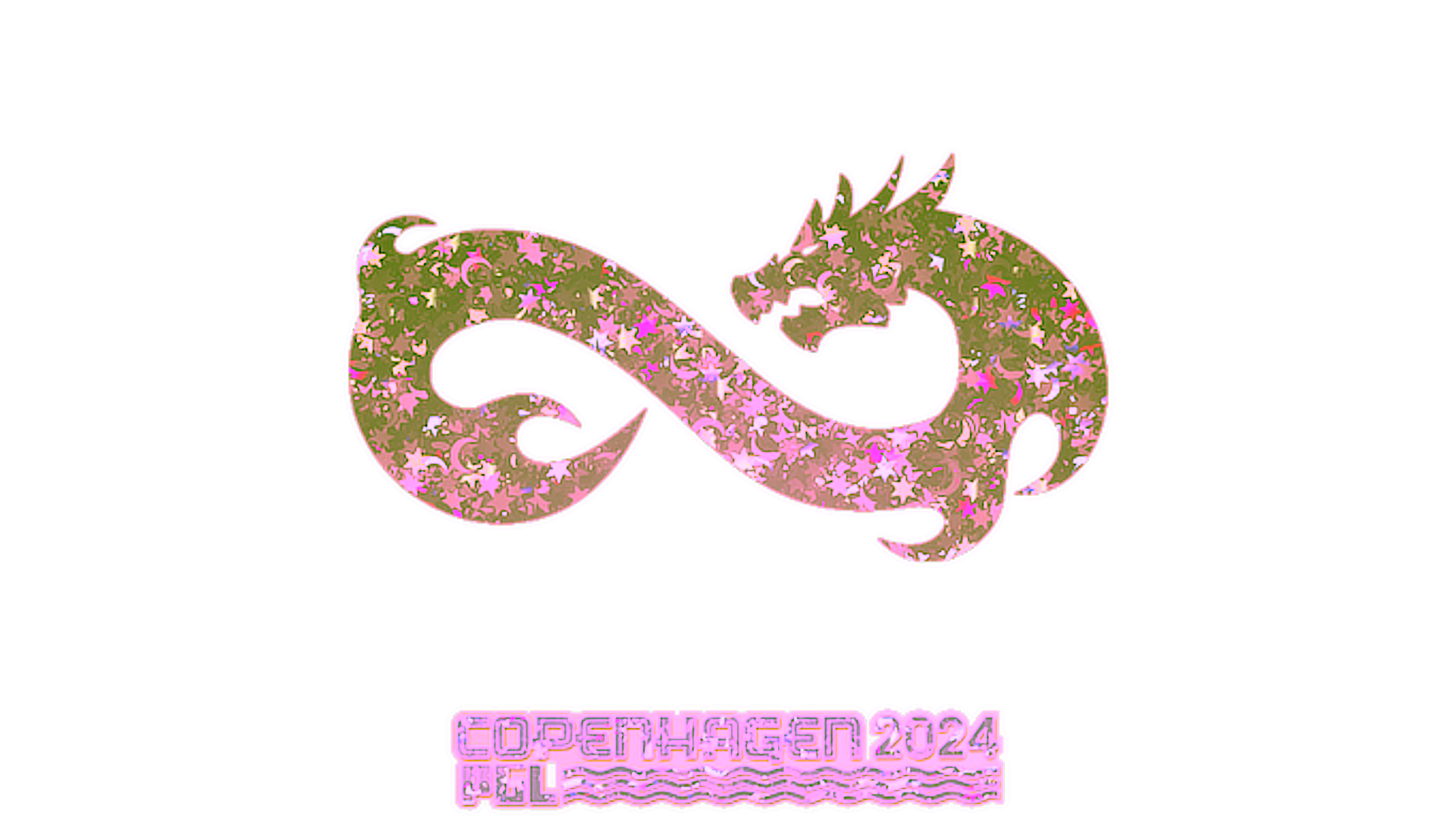 Display for Sticker | Eternal Fire (Glitter) | Copenhagen 2024