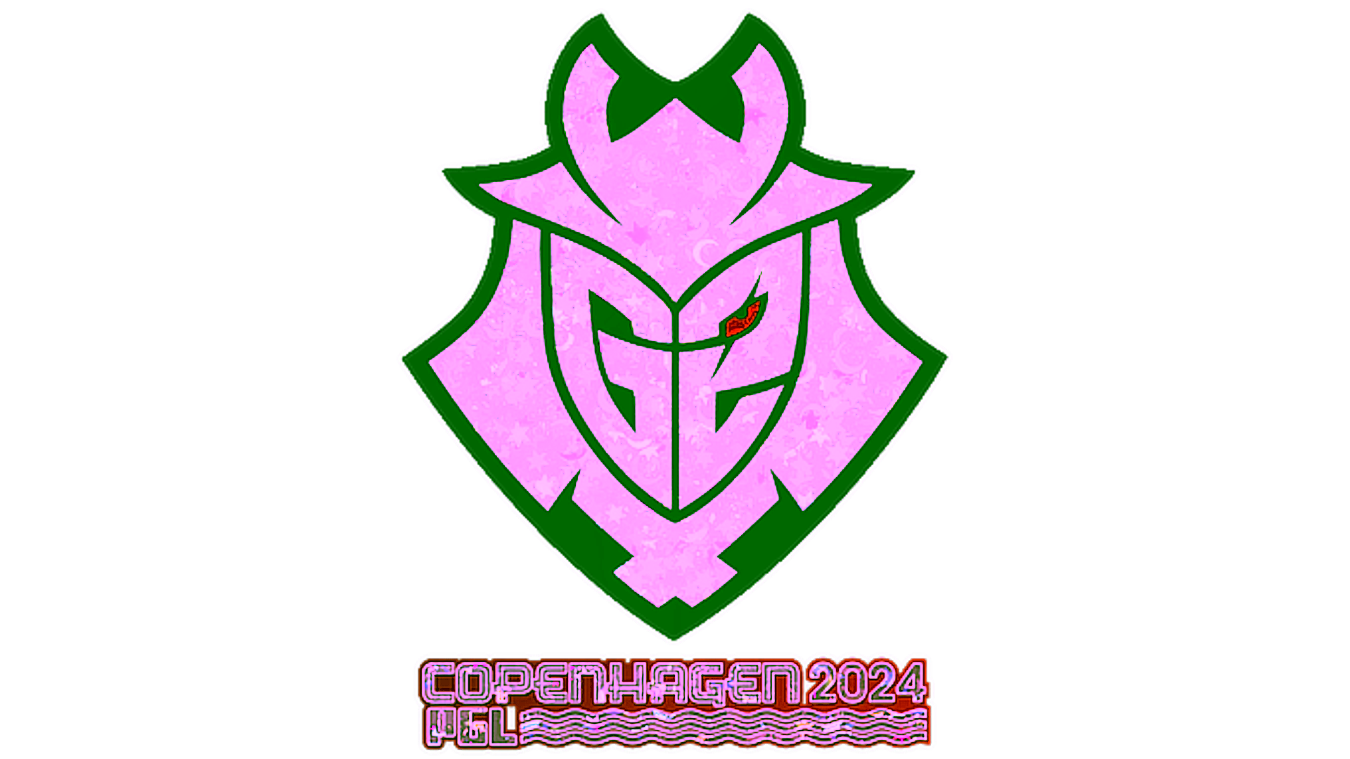 Display for Sticker | G2 Esports (Glitter) | Copenhagen 2024