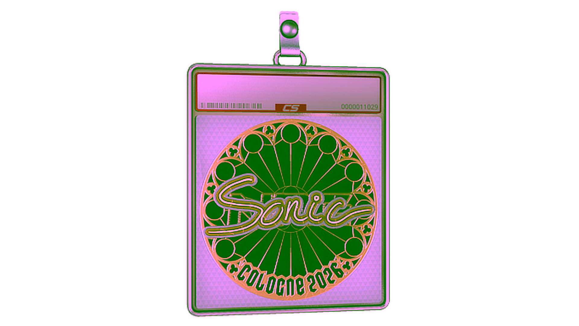 Display for Sticker Slab | Sonic (Gold) | Cologne 2026