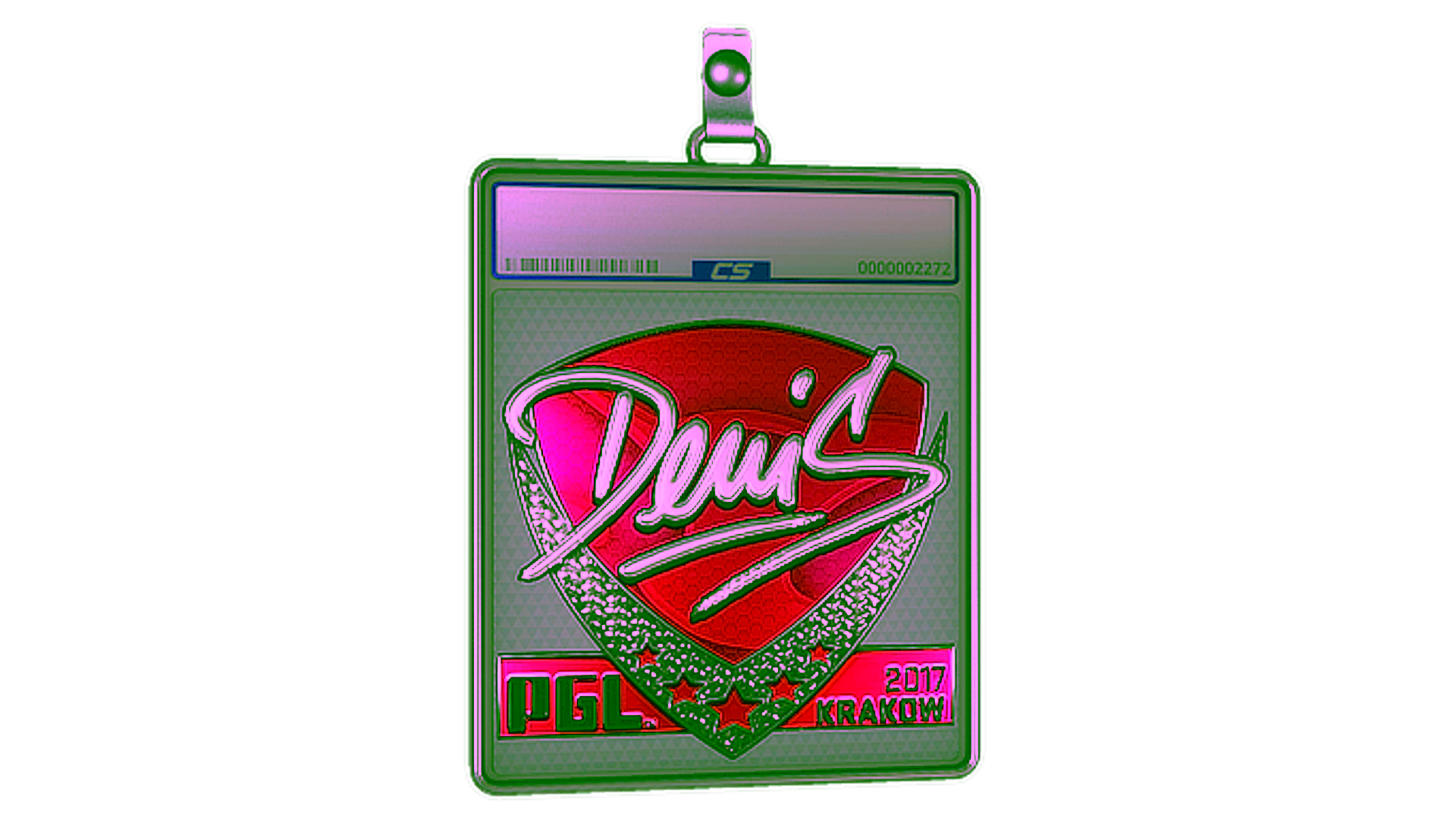 Affichage pour Sticker Slab | denis (Foil) | Krakow 2017