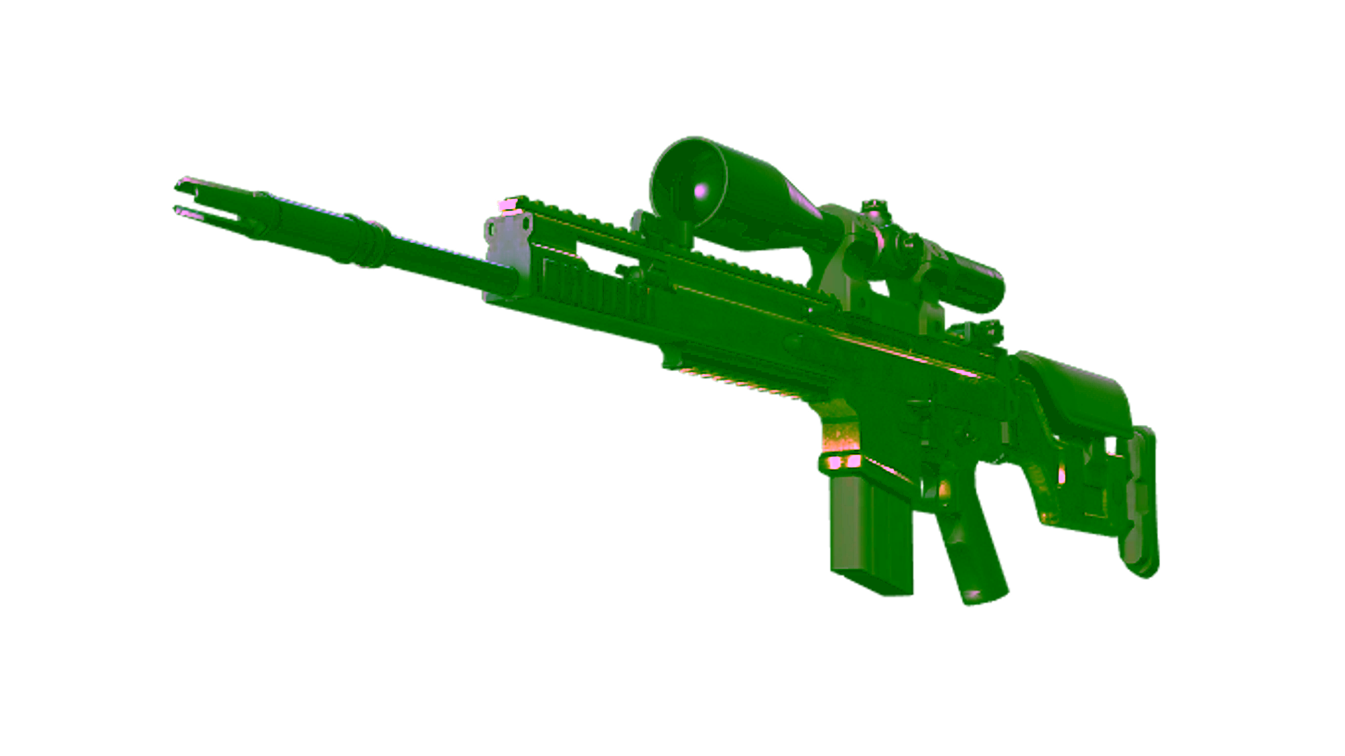 Display for SCAR-20 | Brass (Minimal Wear)