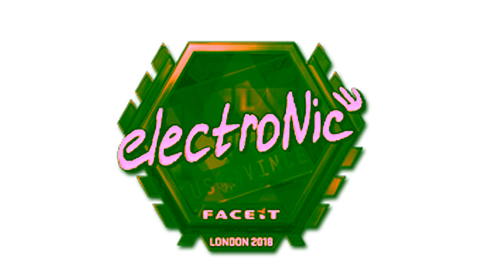 Display for Sticker | electronic (Gold) | London 2018