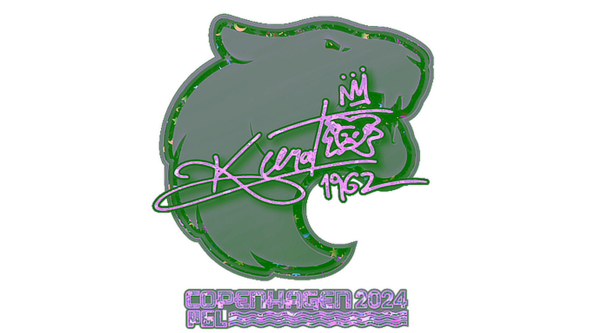 Display for Sticker | KSCERATO (Glitter) | Copenhagen 2024